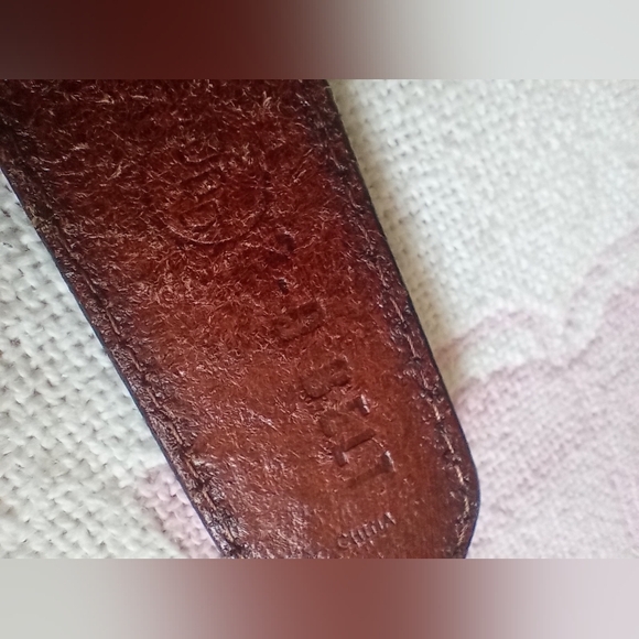 3D DDD Genuine Leather Belt w/ Crosses size:40 - Picture 6 of 9